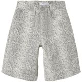 Bermuda's - Shorts - High Waist - All-over Print - Regular Fit