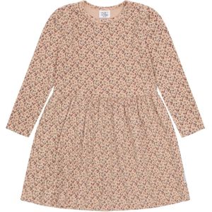 Hust & Claire Jurk 'Donna'  olijfgroen / aubergine / magenta / poederroze