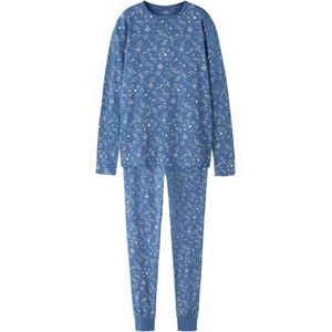 TWO SOON Nachtkledij  blauw / wit