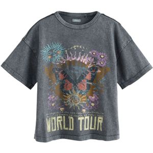 Next Shirt  blauw / donkergrijs / rosa / rood