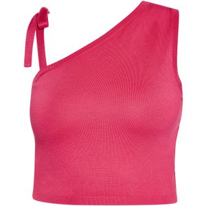 faina Gebreide top  pitaja roze