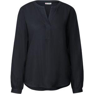 STREET ONE - Blouse - Donkerblauw - Tuniekstijl - Lange Mouwen
