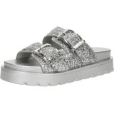 BUFFALO - Raya - Muiltjes - Zilver - Anatomisch Gevormd Voetbed