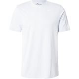 Nike - Functioneel Shirt - Lichtgrijs/Wit - Kwartmouw