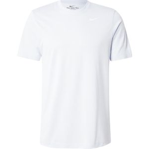 Nike - Functioneel Shirt - Lichtgrijs/Wit - Kwartmouw