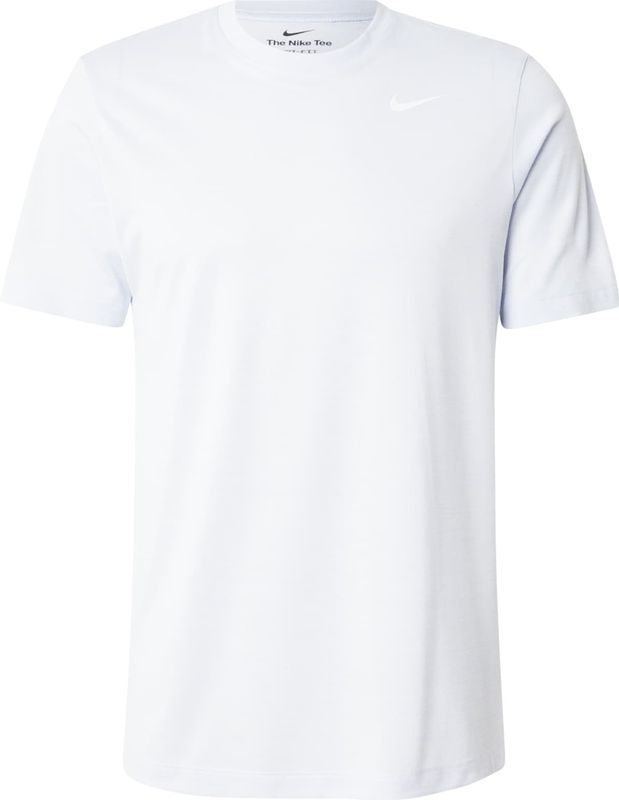 Nike - Functioneel Shirt - Lichtgrijs/Wit - Kwartmouw