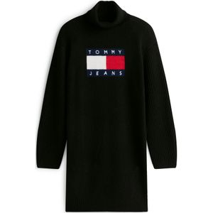Tommy Jeans Gebreide jurk  navy / rood / zwart / wit