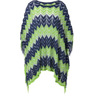 MIAMODA Trui  donkerblauw / groen