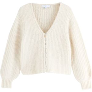 Next Gebreid vest  ecru