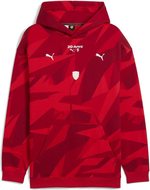 PUMA Sportsweatshirt 'Scuderia Ferrari HP 20 Years of Red'  rood / vuurrood / donkerrood