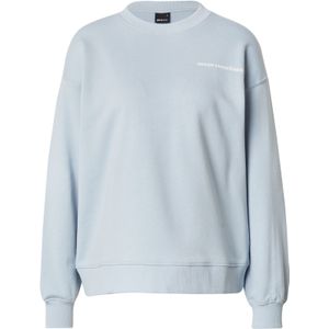 Gina Tricot Sweatshirt  lichtblauw / wit