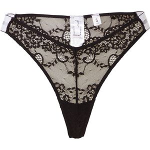 GUESS String  zwart / wit