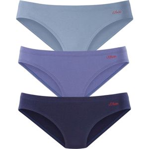 Bikinibroekje - Blauw - Katoen - Aansluitende Pasvorm