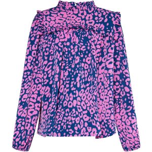 faina Blouse  marine / pink