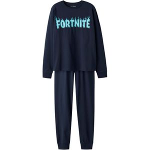 TWO SOON Nachtkledij 'Fortnite'  navy / lichtblauw