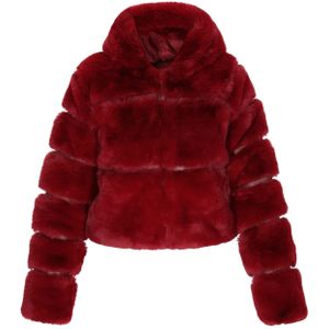 faina Winterjas  donkerrood