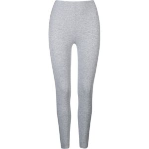 Leggings - Light Grey Melange - Elastische Band - Normale Taillehoogte