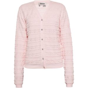 Sidona Gebreid vest  rosa