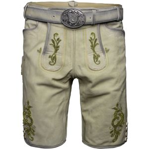 Krüger Buam Klederdracht broek 'Maurus'  beige / groen
