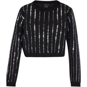 faina Trui  zwart / zilver