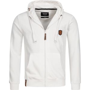 INDICODE JEANS Sweatvest 'Braidwood'  wit