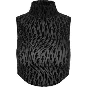 EKCENTRIK Top 'Thunderbeats'  zwart