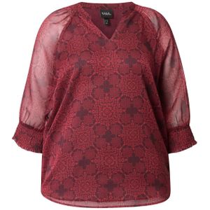 Ulla Popken Shirt  karmijnrood