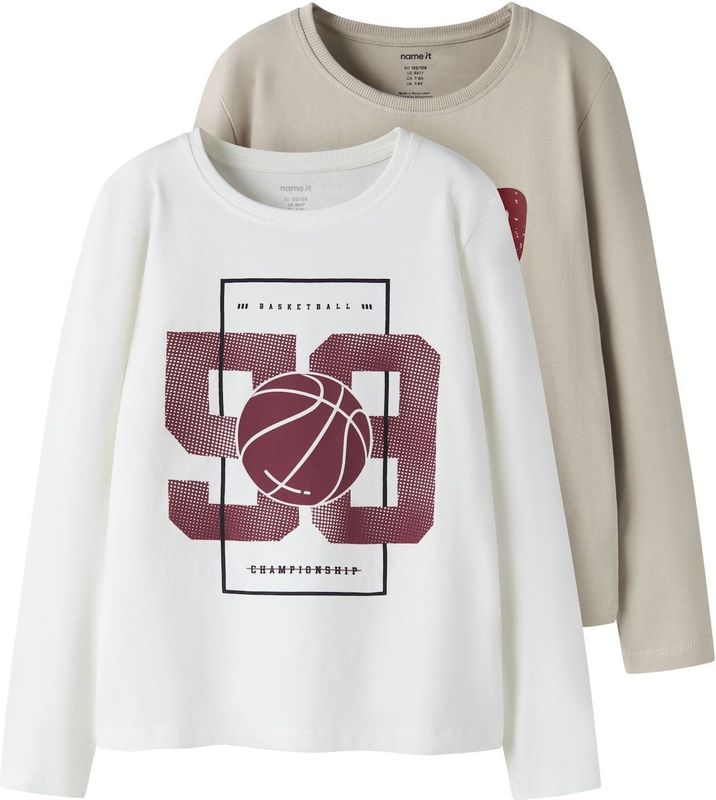 NAME IT - NKMVUX - Longsleeve - Brokaat - 2 Pack
