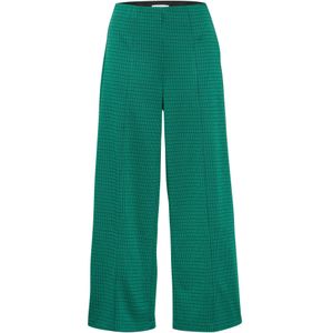 ICHI Pantalon 'KATE'  groen / zwart