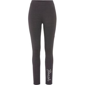 Bench - Loungewear - Legging - Antraciet mêlee - Met Glanzende Logo-borduurwerk