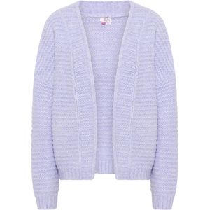 Gebreid Vest - Effen - Losse Pasvorm - Lange Mouw - Normale Lengte