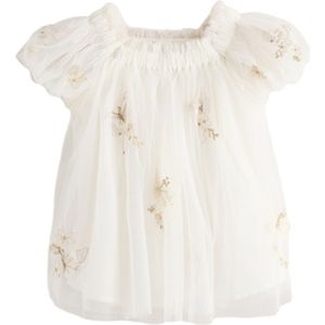 Next Jurk  beige / wit