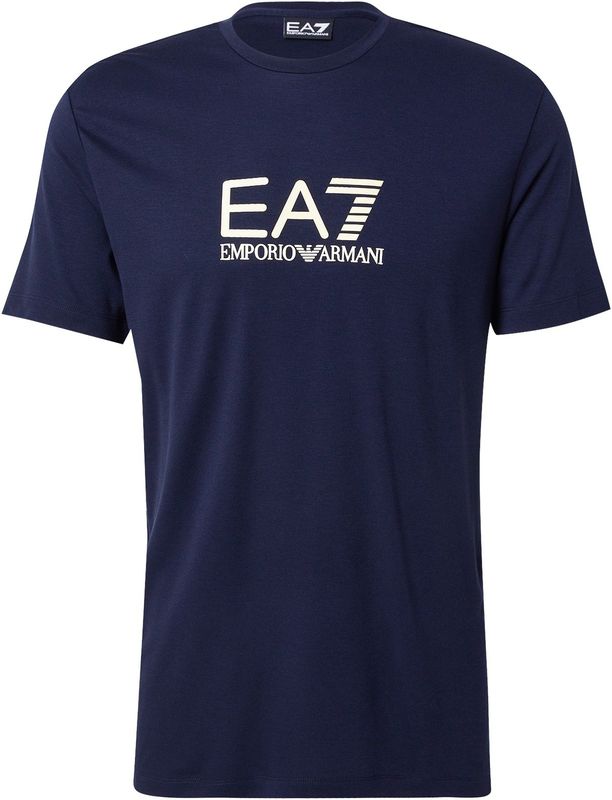 EA7 Emporio Armani - Shirt - Marine / Pasteelgeel - T-shirt