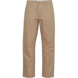 !Solid Chino ' Matt Liam'  lichtbruin