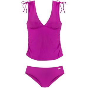Look - Tankini - Fuchsia - Verwijderbare Softcups - Zonder Beugels