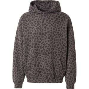 Abercrombie & Fitch Sweatshirt 'ESSENTIAL POPOVER'  chocoladebruin / grafiet / donkergrijs