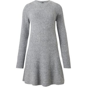 PIECES Gebreide jurk 'PCRYDIA'  grijs gemêleerd