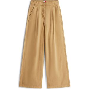 Tommy Jeans Bandplooibroek  bruin