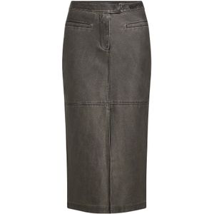 KARL LAGERFELD JEANS Rok 'DISTRESSED'  zwart