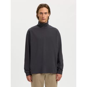 SELECTED Shirt  donkergrijs