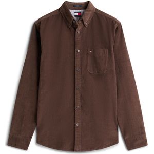Tommy Jeans Overhemd  chocoladebruin