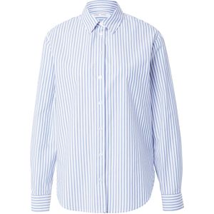 Samsøe Samsøe Blouse 'Adisoni'  lichtblauw / wit