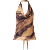 TOPSHOP - Haltertop - Mouwloos - Regular Fit - Mesh Details