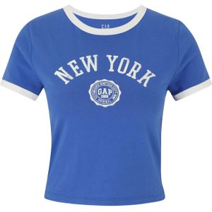 Gap Petite Shirt 'NY'  royal blue/koningsblauw / wit