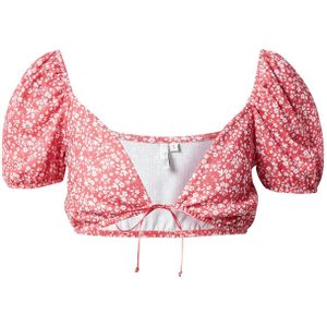 NLY by Nelly Blouse  watermeloen rood / wit
