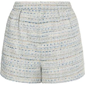 faina Broek  lichtblauw / wit