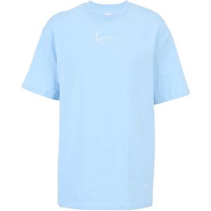 Karl Kani Shirt 'Essential'  lichtblauw / sering / pastelroze / wit