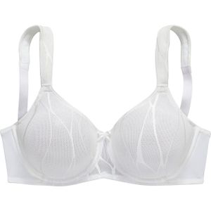 Balconette BH - Wit - Microtouch - Met Beugel - Brede Bandjes