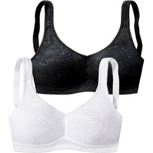 Bralette - Zwart - 52% Polyamide 40% Katoen 8% Elastaan