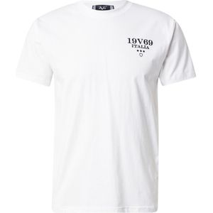 19V69 ITALIA Shirt 'Frank'  zwart / wit